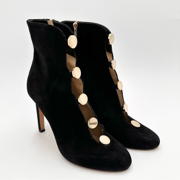 Jimmy Choo Loretta 100 Suede Booties